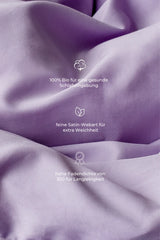 Bio Baumwoll-Satin Bettwäsche Set