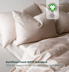 Bio Baumwoll-Satin Bettwäsche Set