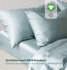 Bio Baumwoll-Satin Bettwäsche Set