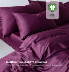 Bio Baumwoll-Satin Bettwäsche Set